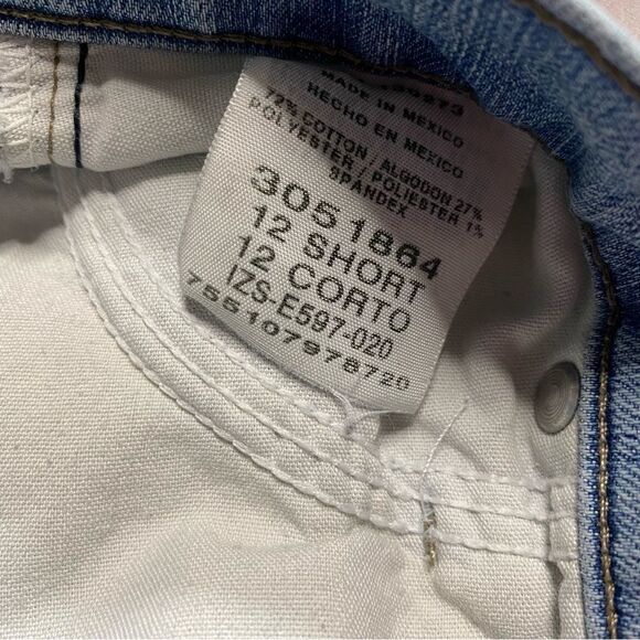 LEE Relaxed Straight Leg Light Wash Jeans Short Petite - Picture 5 of 11